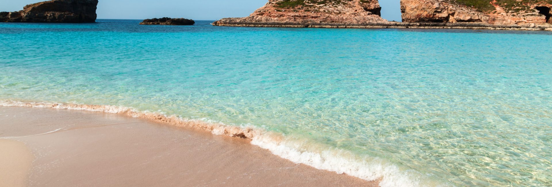 The,Blue,Lagoon,On,Comino,Island,,Malta,Gozo